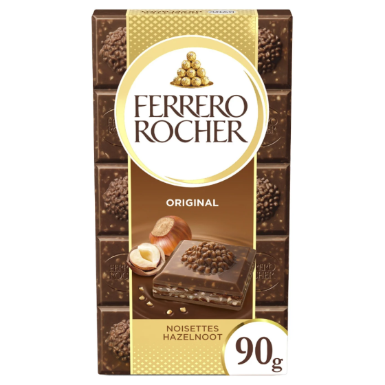 CHOCOLAT FERRERO ROCHER NOISETTES 90G