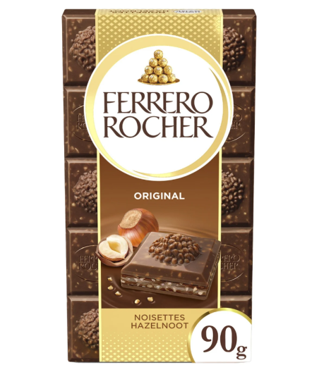 CHOCOLAT FERRERO ROCHER NOISETTES 90G
