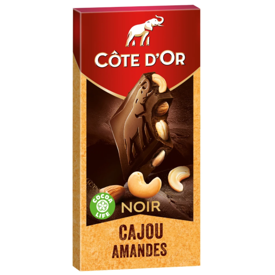 CHOCOLAT D'OR NOIR CAJOU/AMANDE