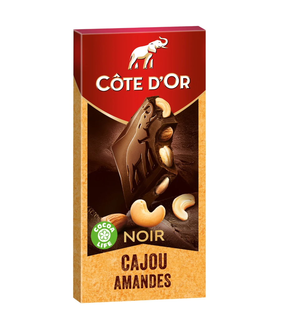 CHOCOLAT D'OR NOIR CAJOU/AMANDE CHOCOLAT D'OR NOIR CAJOU/AMANDE