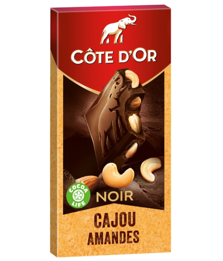CHOCOLAT D'OR NOIR CAJOU/AMANDE