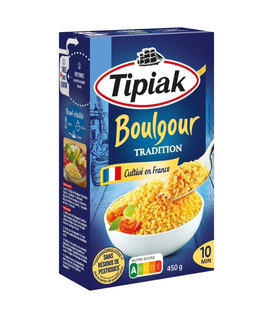 BOULGOUR TRADITION  TIPIAK 450G BOULGOUR TRADITION  TIPIAK 450G