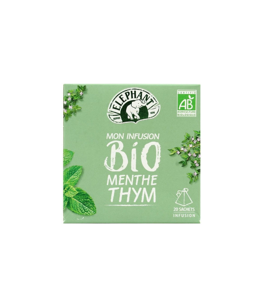 INFUSION BIO MENTHE THYM ELEPHANT 26G INFUSION BIO MENTHE THYM ELEPHANT 26G