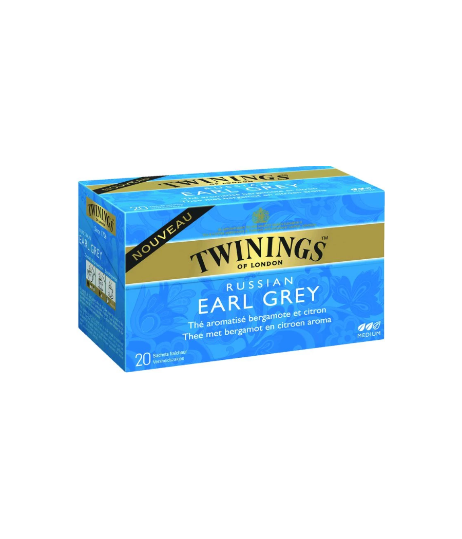 RUSSIAN EARL GREY 20 SACHETS 30 G RUSSIAN EARL GREY 20 SACHETS 30 G
