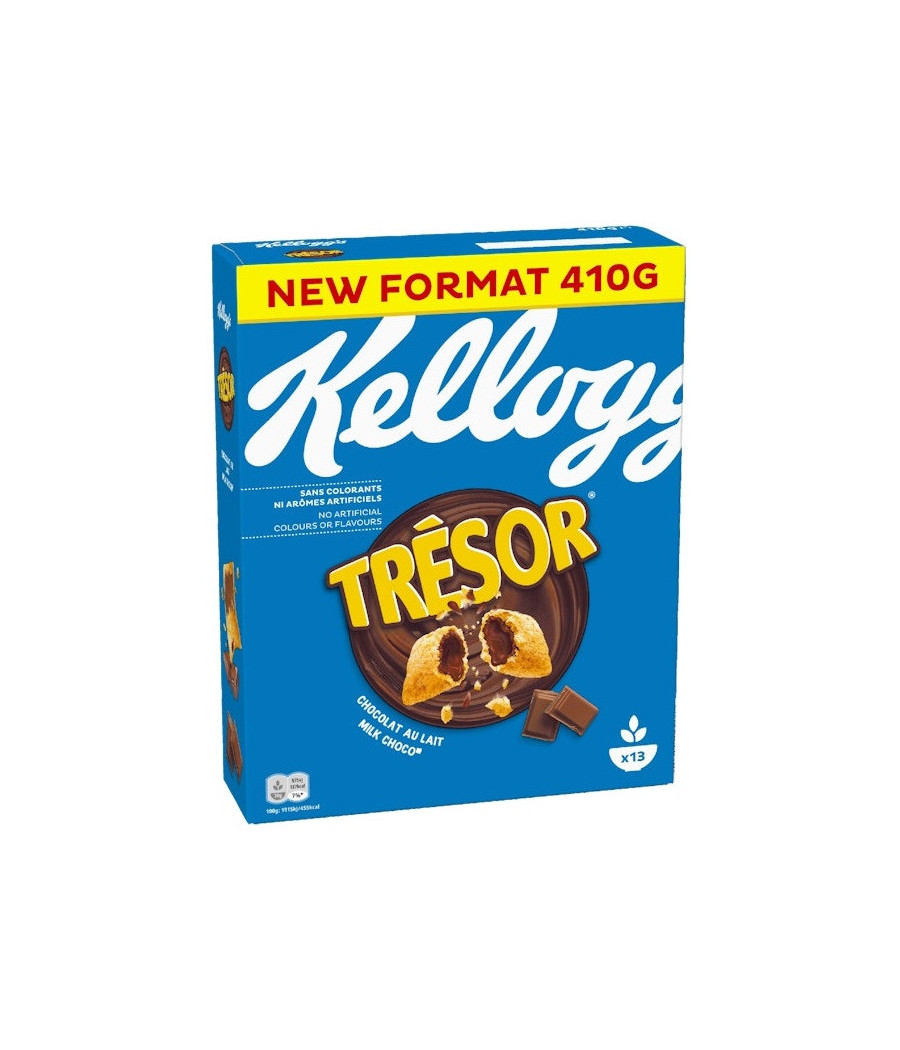 CEREALES TRESOR CHOCOLAT AU LAIT KELLOGG 410G CEREALES TRESOR CHOCOLAT AU LAIT KELLOGG 410G