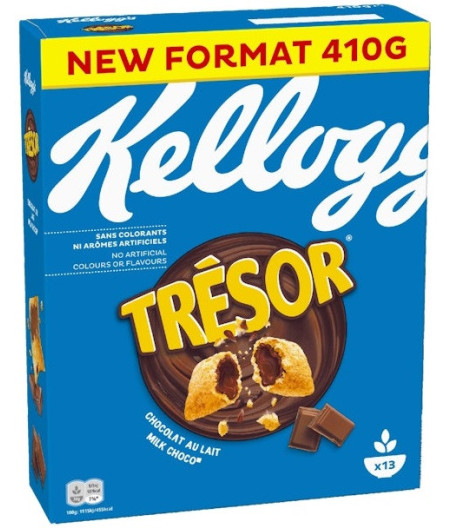 CEREALES TRESOR CHOCOLAT AU LAIT KELLOGG 410G