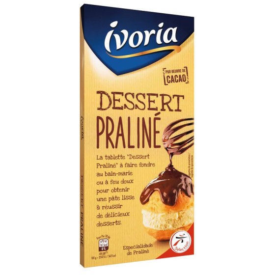 TABLETTE DESSERT PRALINE - 200G 200 G
