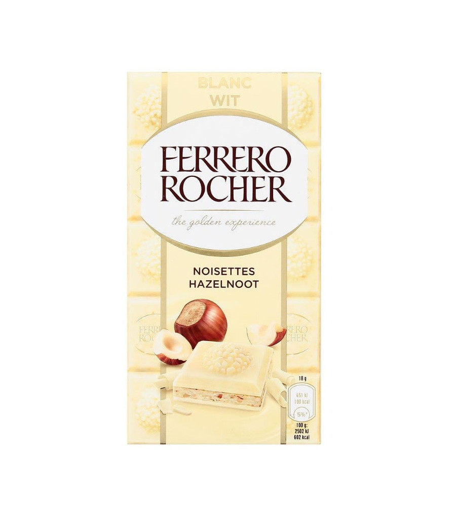 90G FERRERO ROCHER TABLETTE BL 90 G 90G FERRERO ROCHER TABLETTE BL 90 G