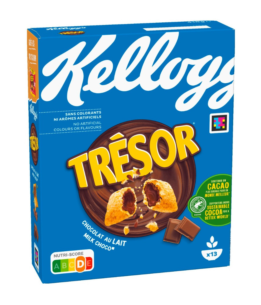 TRESOR CHOCOLAT AU LAIT KELLOGG 660G TRESOR CHOCOLAT AU LAIT KELLOGG 660G
