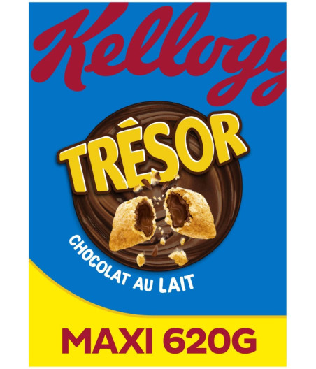 TRESOR CHOCOLAT AU LAIT KELLOGG 660G