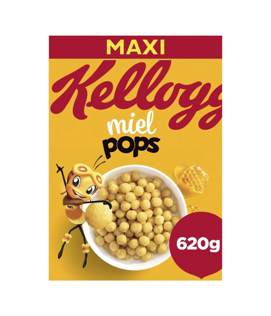 CEREALES MIEL POPS KELLOGG'S 620G CEREALES MIEL POPS KELLOGG'S 620G