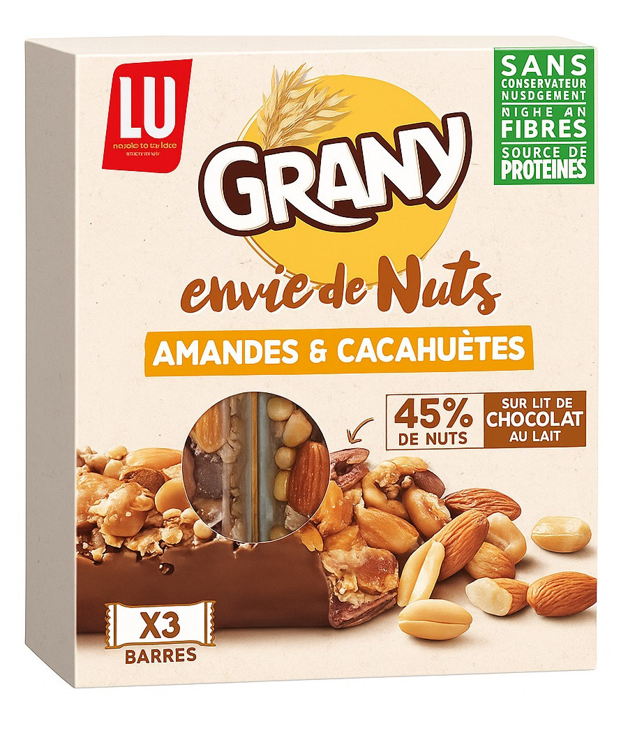 GRANY - ENVIE DE NUTS 120 G GRANY - ENVIE DE NUTS 120 G