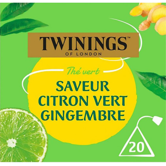 THE VERT SAVEUR CITRON VERT GINGEMBRE 32G