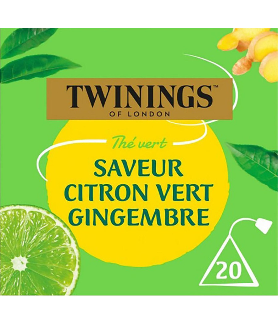 THE VERT SAVEUR CITRON VERT GINGEMBRE 32G THE VERT SAVEUR CITRON VERT GINGEMBRE 32G