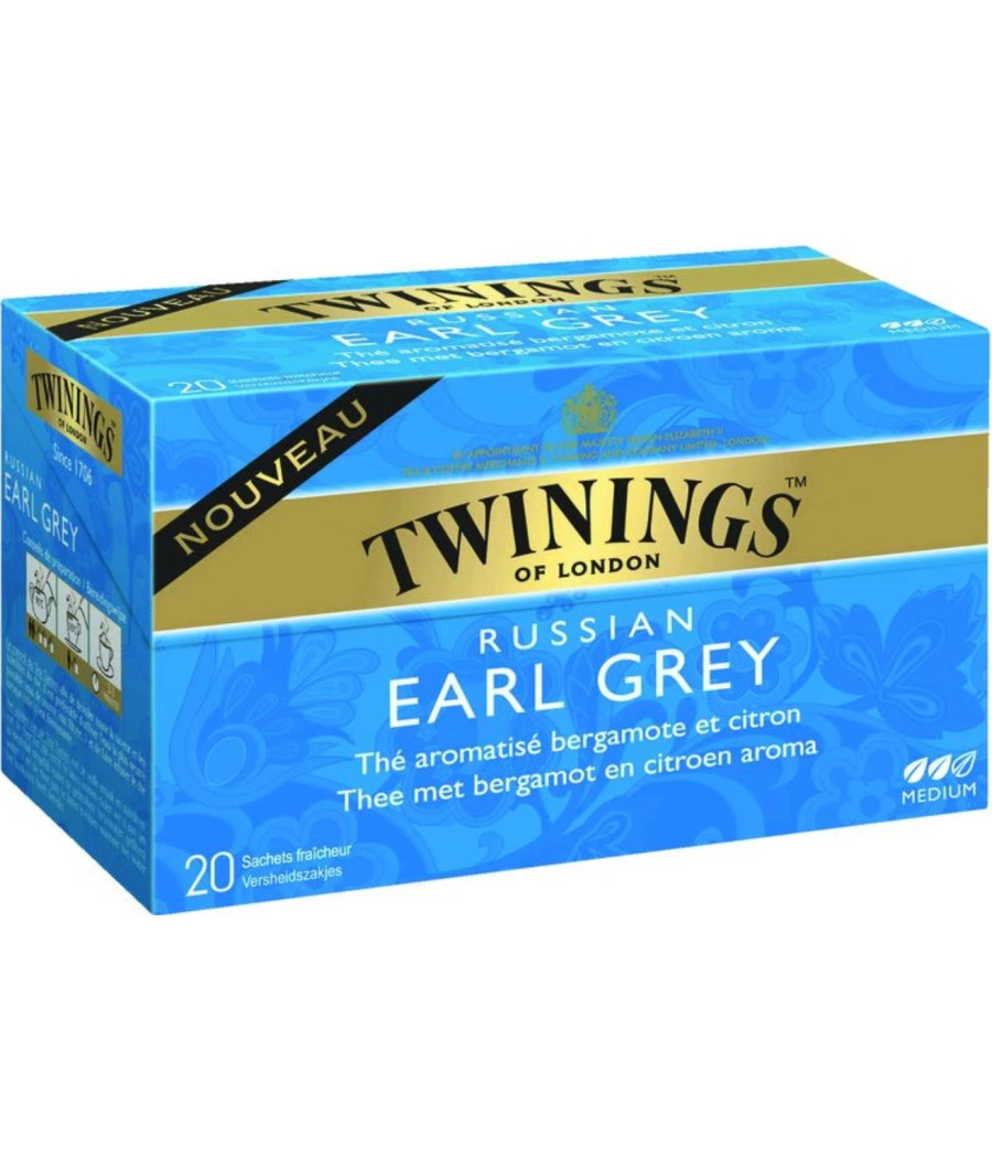 RUSSIAN EARL GREY 20 SACHETS 30 G RUSSIAN EARL GREY 20 SACHETS 30 G