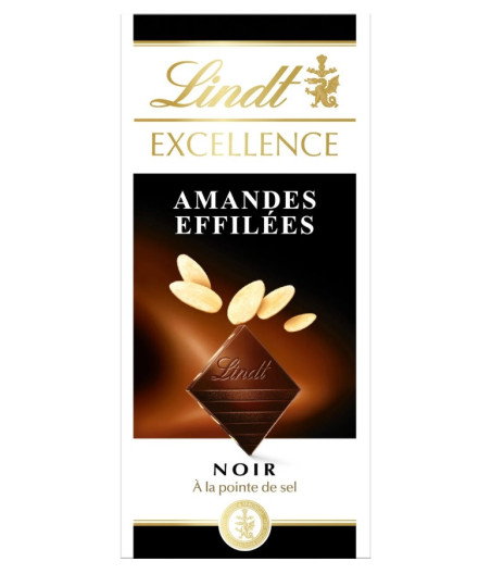 EXCELLENCE - NOIR - AMANDES EFFILEES 100 G