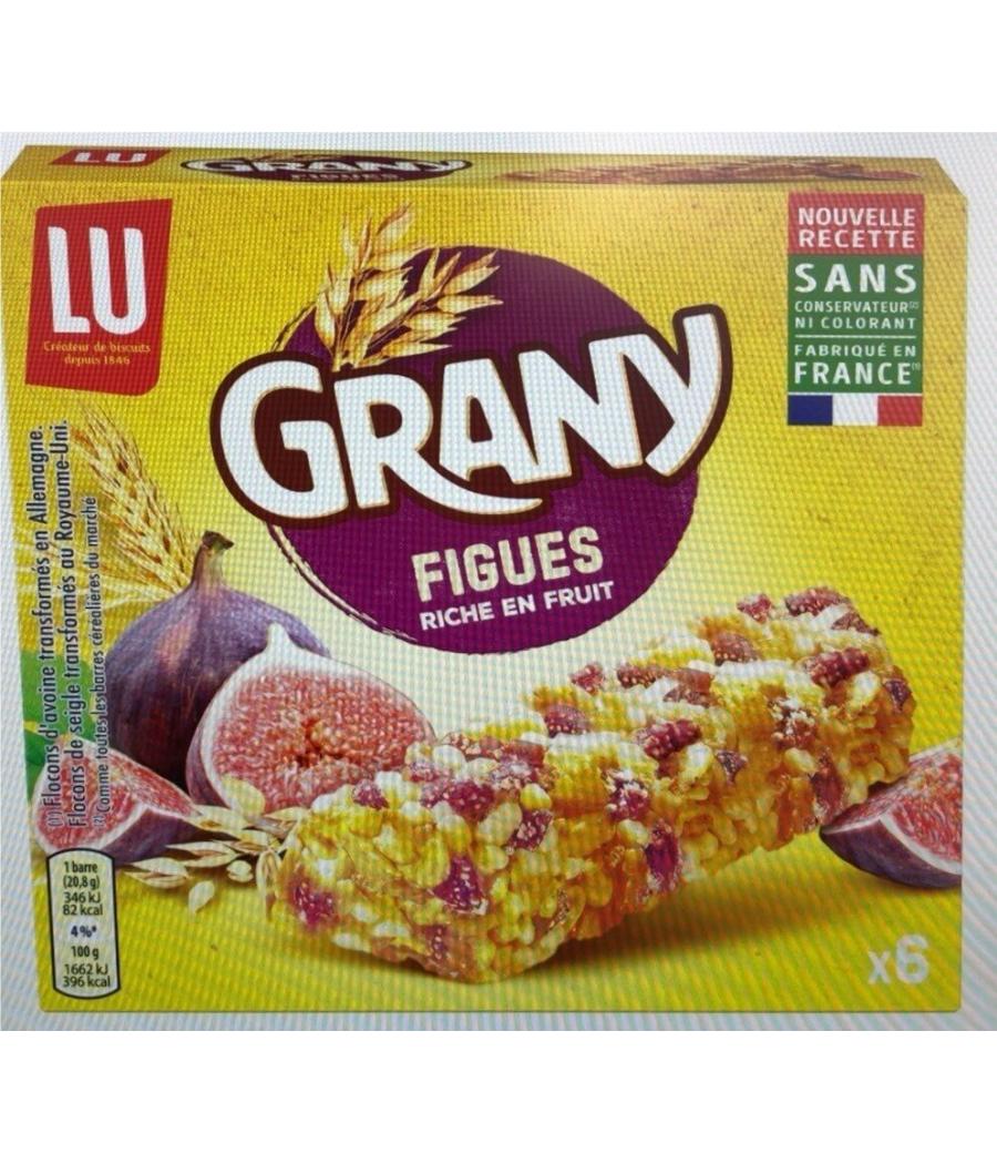 BARRE CEREALIERE A LA FIGUE, AROMATISEE GRANY 125G BARRE CEREALIERE A LA FIGUE, AROMATISEE GRANY 125G