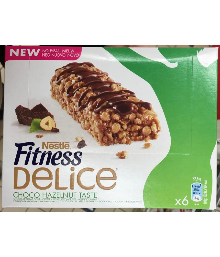 BARRE DE CEREALES FITNESS DELICE CHOCO NOISETTE 135 G (6 * 22.5 G) BARRE DE CEREALES FITNESS DELICE CHOCO NOISETTE 135 G (6 * 22.5 G)
