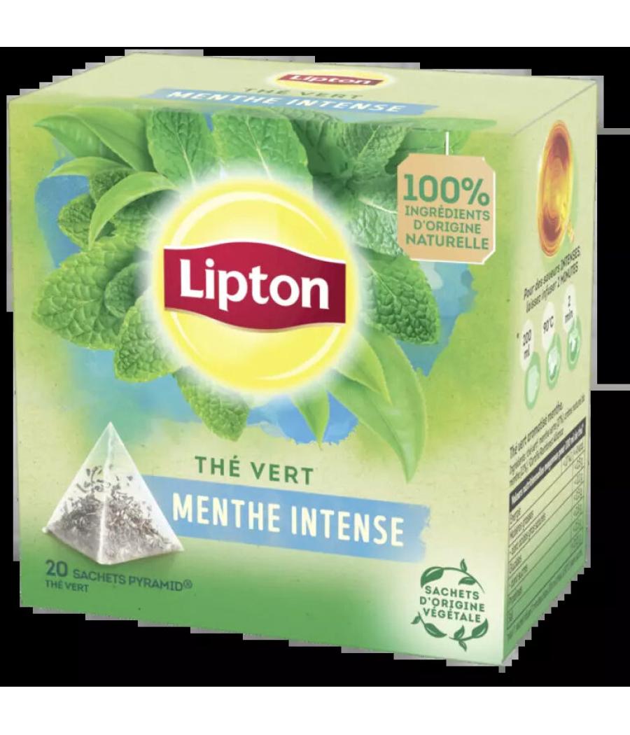 LIPTON THE VERT MENTHE INTENSE 20 SACHETS 32G LIPTON THE VERT MENTHE INTENSE 20 SACHETS 32G