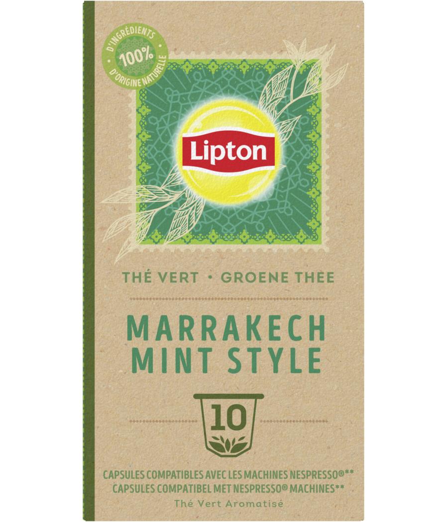 CAPSULES NESPRESSO THE VERT MARRAKECH MENTHE LIPTON 25G CAPSULES NESPRESSO THE VERT MARRAKECH MENTHE LIPTON 25G