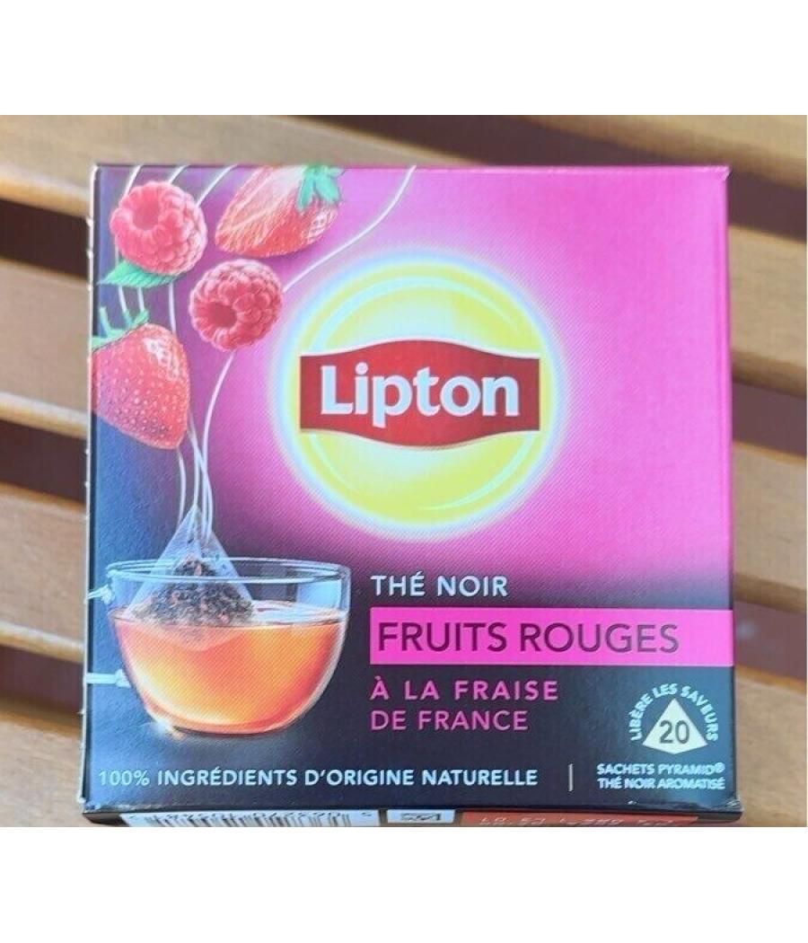 THE NOIR AUX FRUITS ROUGES LIPTON 30G THE NOIR AUX FRUITS ROUGES LIPTON 30G
