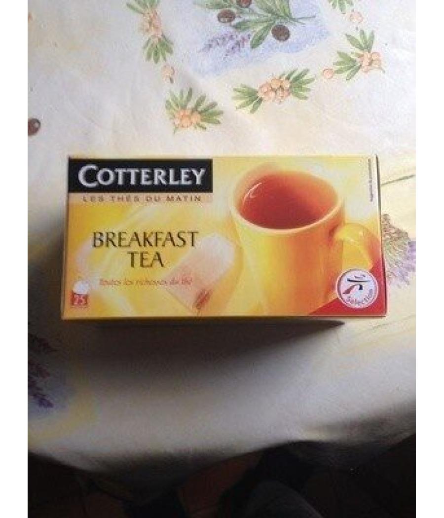 BREAKFAST TEA COTTERLEY X 25 BREAKFAST TEA COTTERLEY X 25