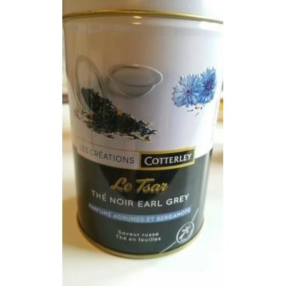 LE TSAR THE NOIR EARLY GREY COTTERLEY 100G