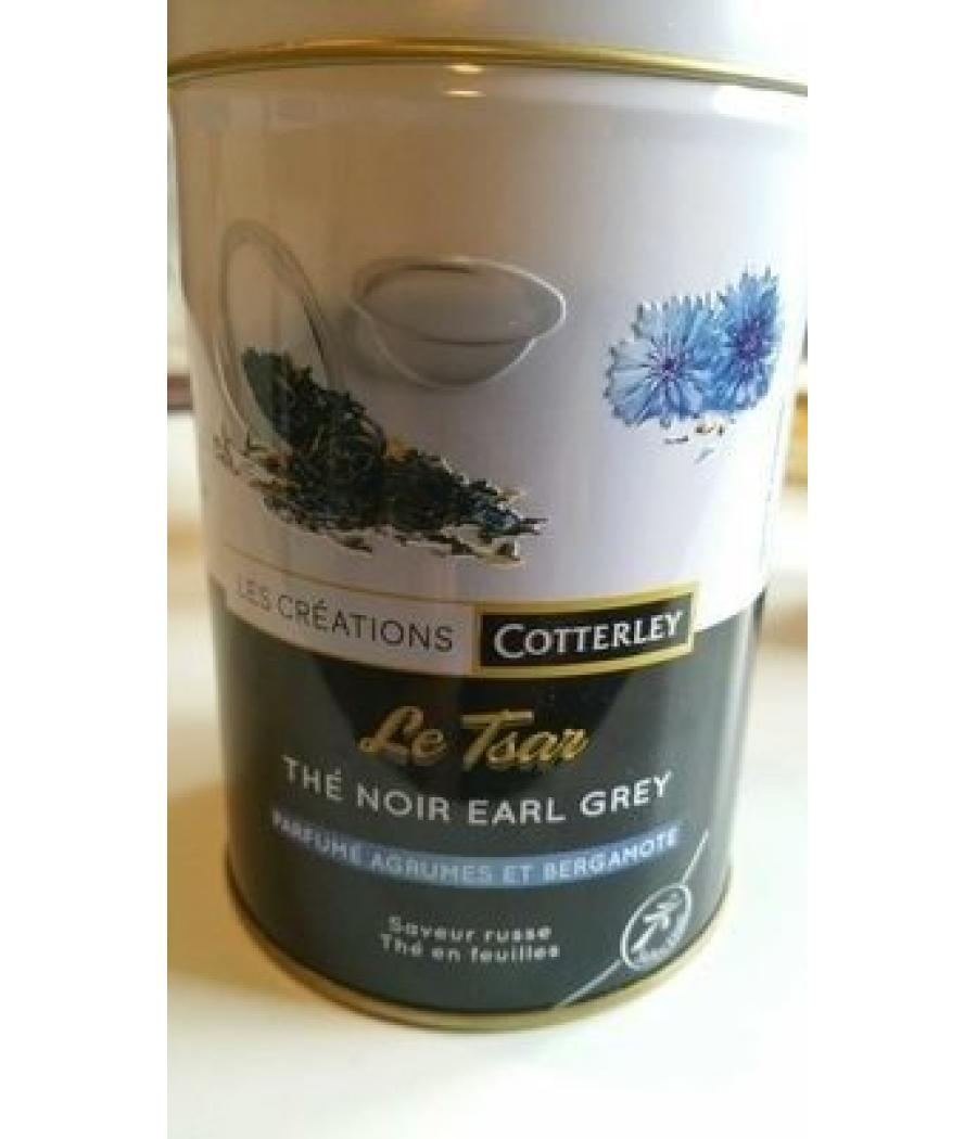 LE TSAR THE NOIR EARLY GREY COTTERLEY 100G LE TSAR THE NOIR EARLY GREY COTTERLEY 100G