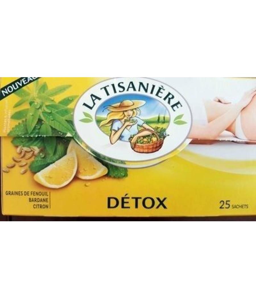 INFUSION DETOX LA TISANIERE 25 X 37,5G INFUSION DETOX LA TISANIERE 25 X 37,5G