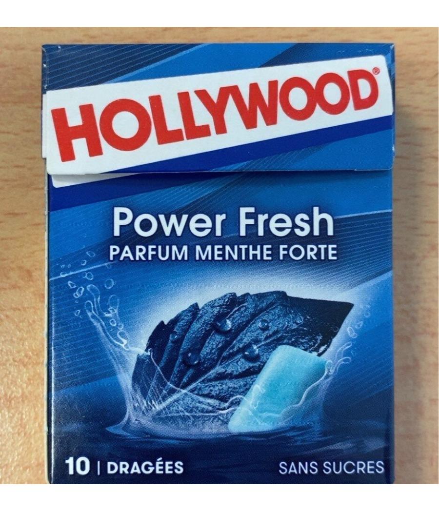 CHEWING-GUM POWER FRESH HOLLYWOOD X 10 CHEWING-GUM POWER FRESH HOLLYWOOD X 10