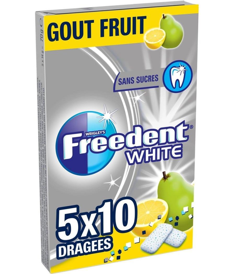 CHEWING-GUM GOUT FRUIT FREEDENT WHITE 70G CHEWING-GUM GOUT FRUIT FREEDENT WHITE 70G