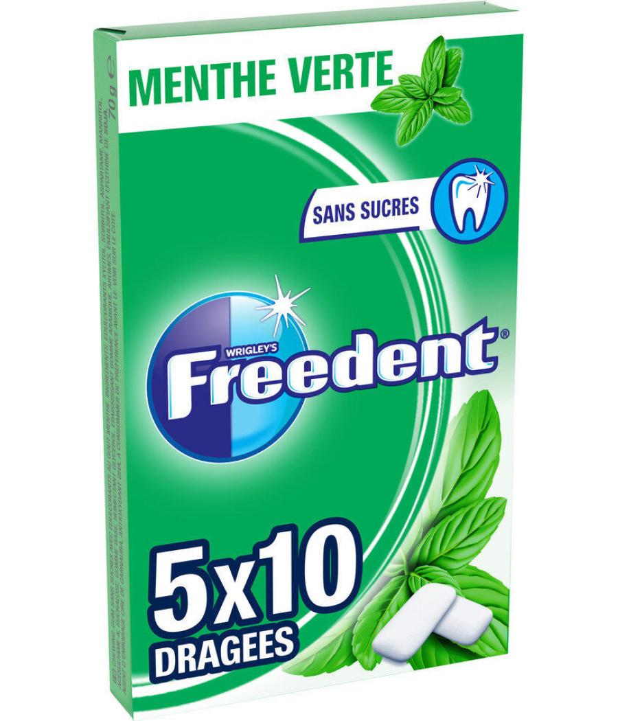 CHEWING-GUM MENTHE VERTE FREEDENT WHITE 70G CHEWING-GUM MENTHE VERTE FREEDENT WHITE 70G