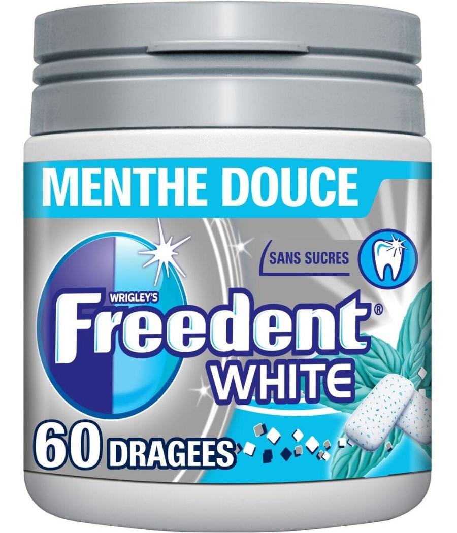 CHEWING-GUM MENTHE DOUCE FREEDENT WHITE 84G CHEWING-GUM MENTHE DOUCE FREEDENT WHITE 84G