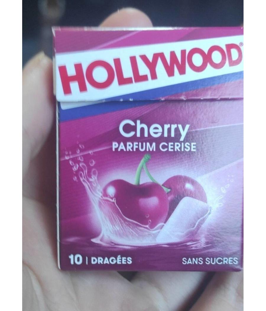 CHEWING-GUM CHERRY HOLLYWOOD 14G CHEWING-GUM CHERRY HOLLYWOOD 14G