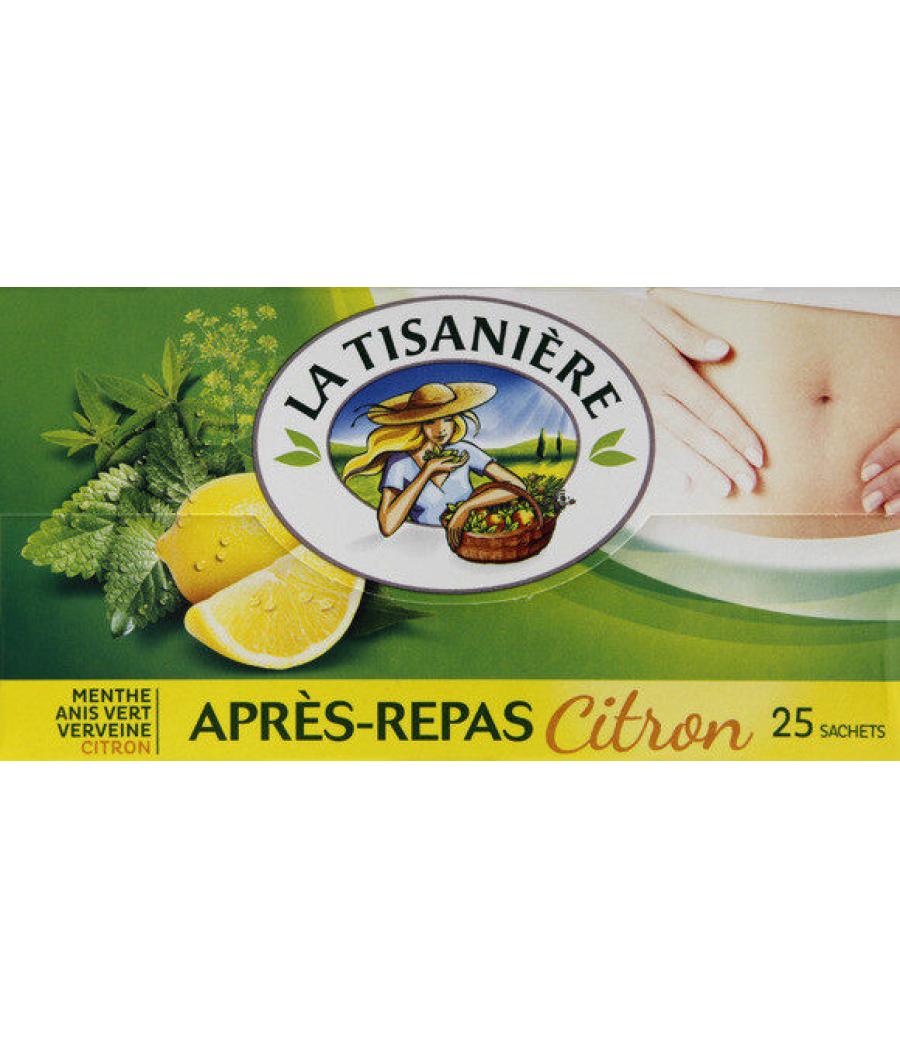INFUSION APRES-REPAS CITRON MENTHE  LA TISANIERE 37.5 G INFUSION APRES-REPAS CITRON MENTHE  LA TISANIERE 37.5 G