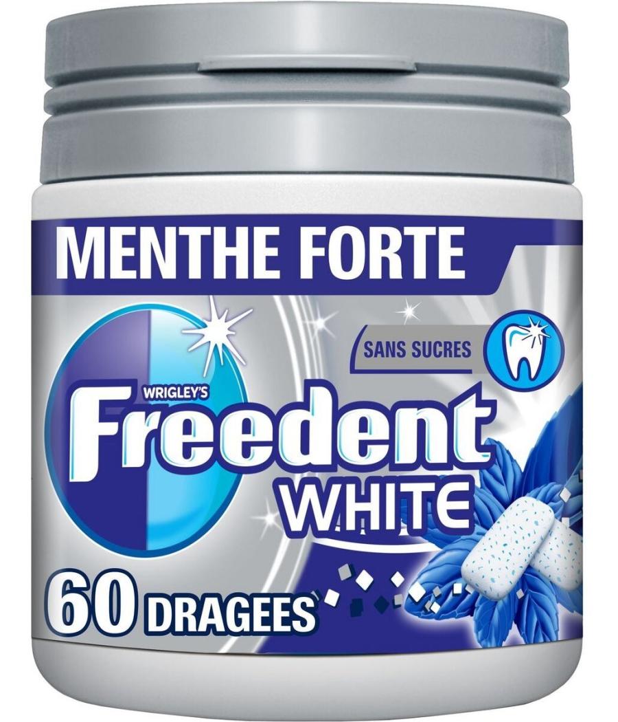 FREEDENT WHITE MENTHE FORTE 84G 60 DRAGEES FREEDENT WHITE MENTHE FORTE 84G 60 DRAGEES