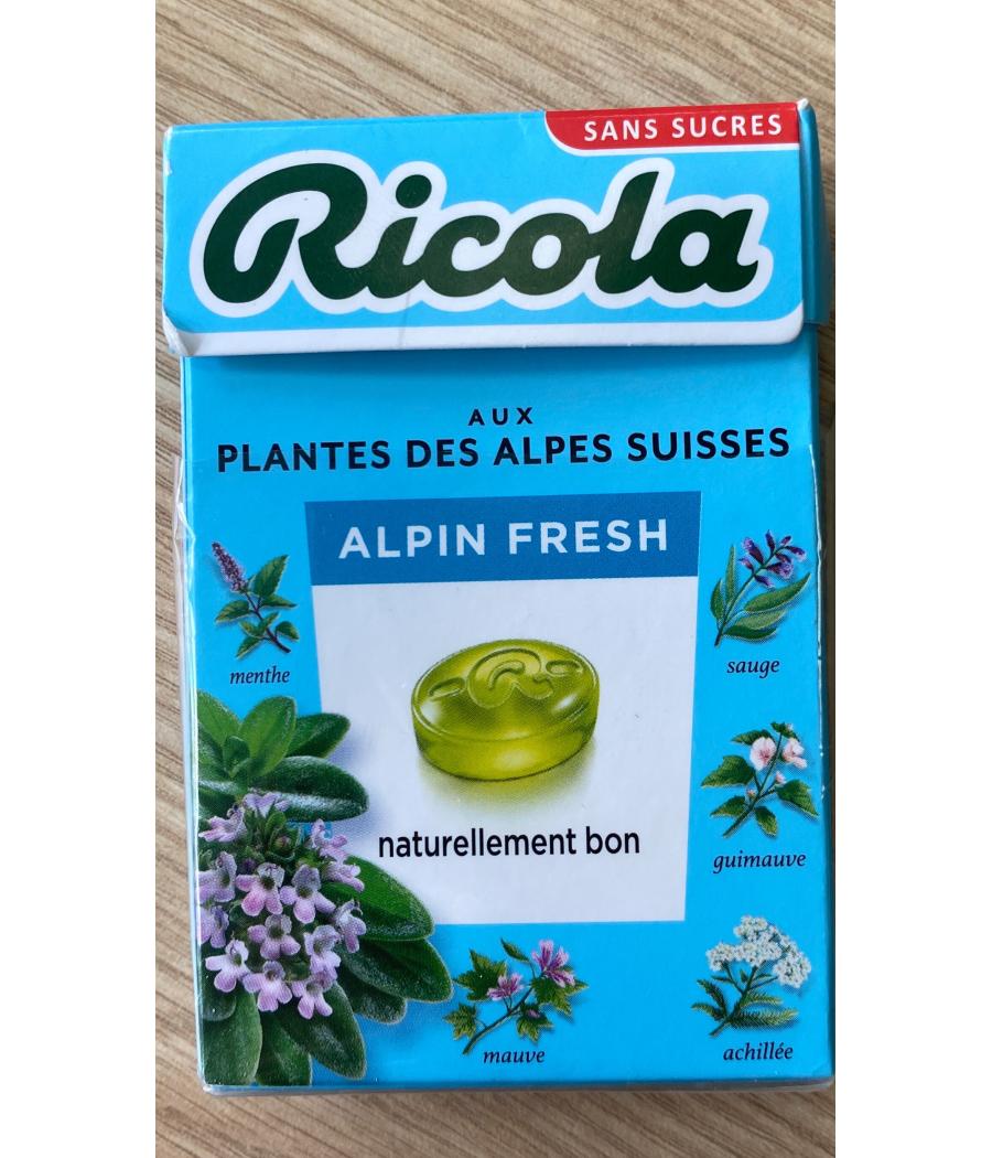 BONBONS RICOLA ALPIN FRESH 50 G BONBONS RICOLA ALPIN FRESH 50 G