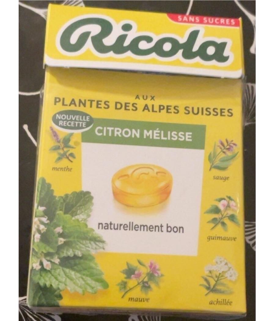 BONBONS RICOLA CITRON MELISSE 50 G BONBONS RICOLA CITRON MELISSE 50 G