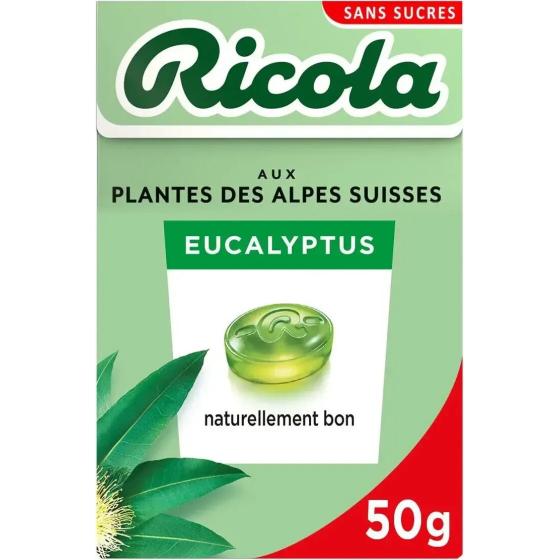 BONBONS  RICOLA EUCALYPTUS 50 G