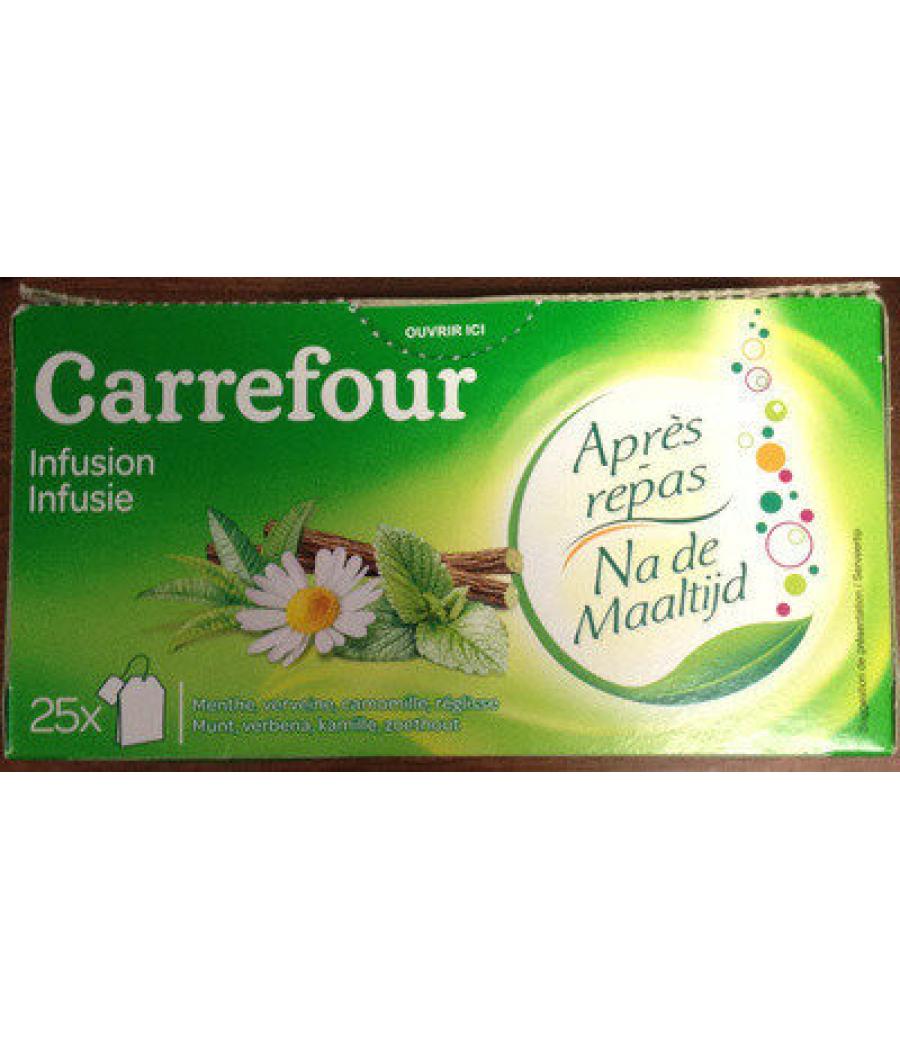 INFUSION APRES REPAS CARREFOUR 40G INFUSION APRES REPAS CARREFOUR 40G