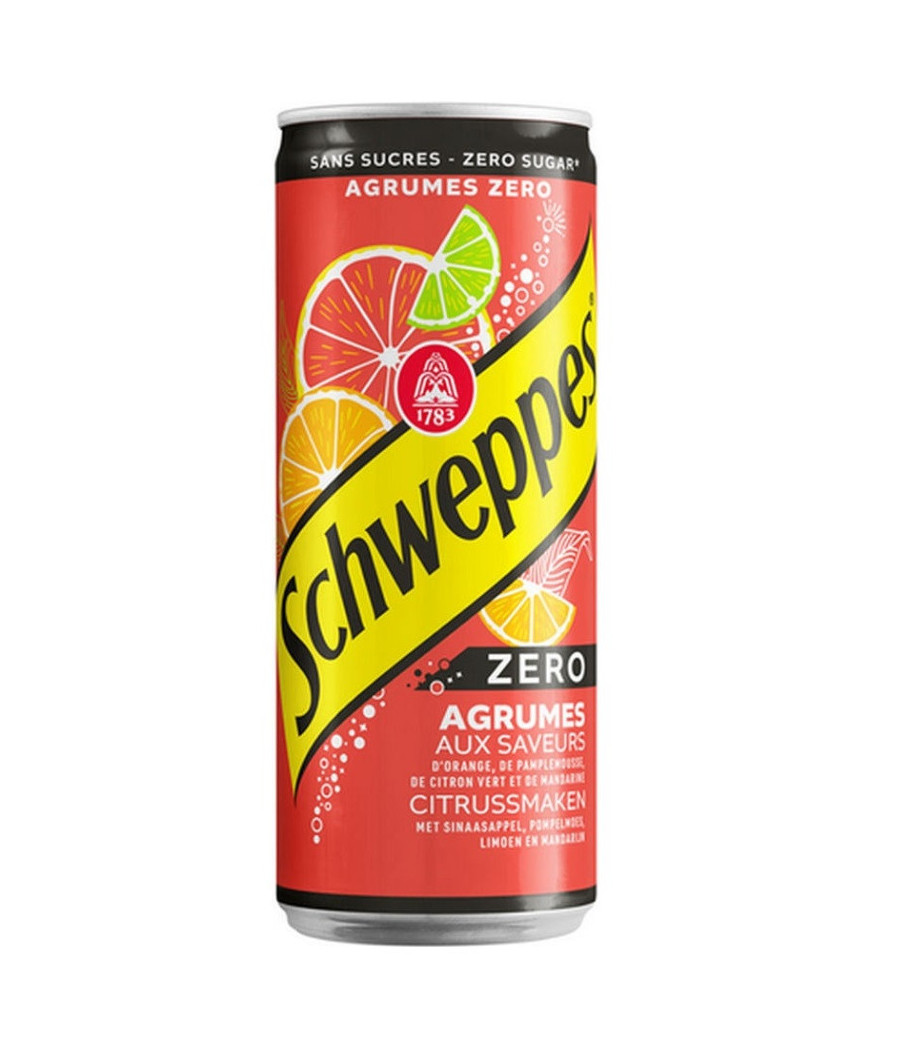 SCHWEPPES AGRUMES ZERO 33CL SCHWEPPES AGRUMES ZERO 33CL