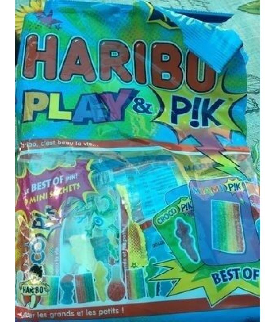 BONBON HARIBOT ASSORTIMENT PLAY & PIK LE SASCHET DE 360G BONBON HARIBOT ASSORTIMENT PLAY & PIK LE SASCHET DE 360G