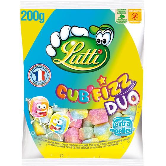 BONBON LUTTICUB'FIZZ DUO 200G