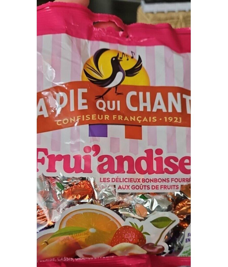 BONBON LA PIE QUI CHANTR FRUI'ANDISE 250G BONBON LA PIE QUI CHANTR FRUI'ANDISE 250G