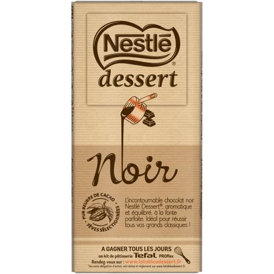 CHOCOLAT NOIR POUR PREPARATIONS PATISSIERE 205G