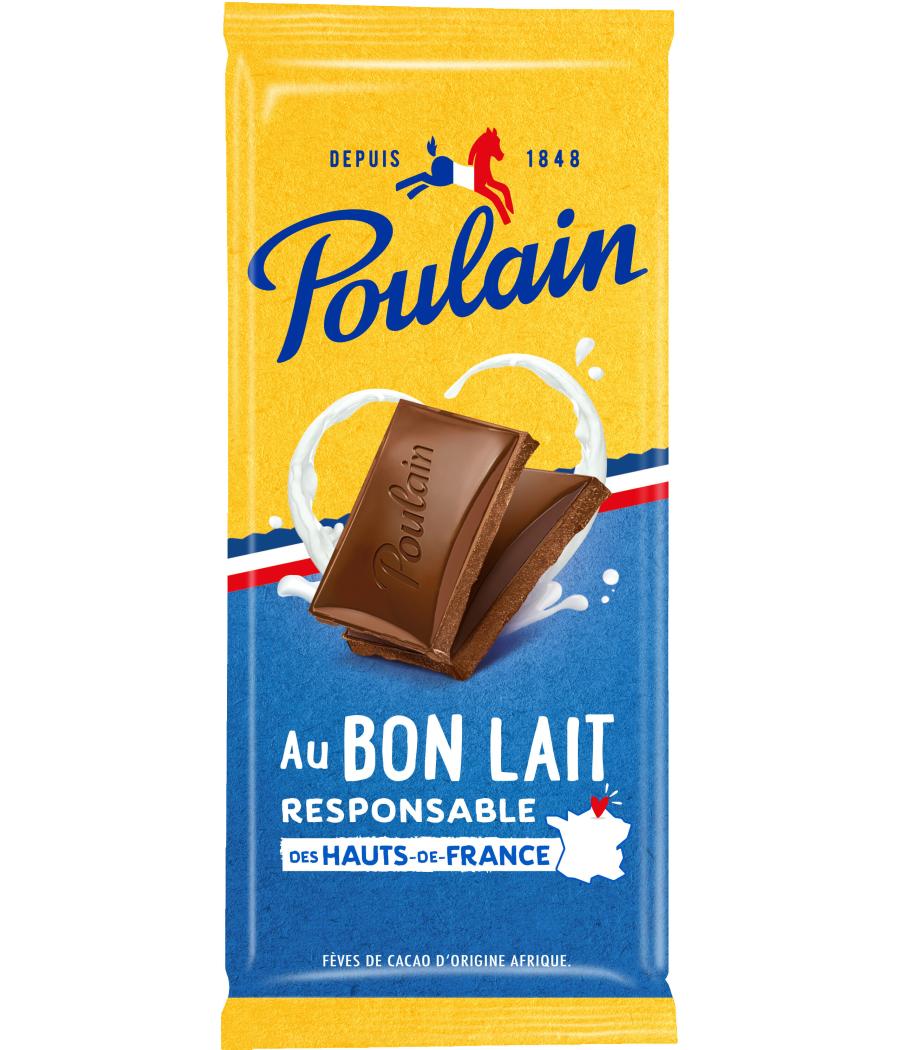 TABLETTE DE CHOCOLAT AU BON LAIT POULAIN 95G TABLETTE DE CHOCOLAT AU BON LAIT POULAIN 95G