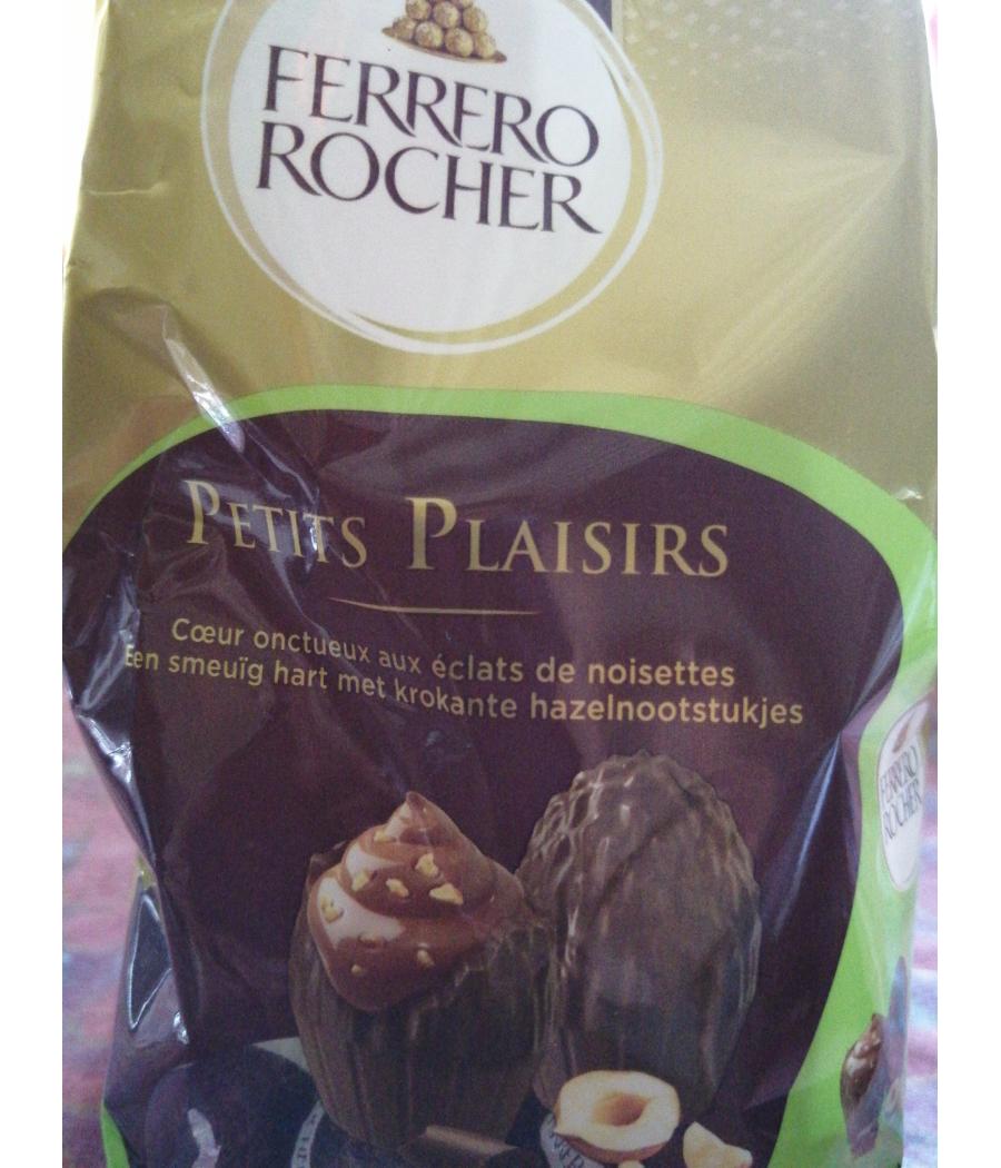 ROCHER PETITS PLAISIRS DARK CHOCOLAT NOIR FERRERO ROCHER 126G ROCHER PETITS PLAISIRS DARK CHOCOLAT NOIR FERRERO ROCHER 126G