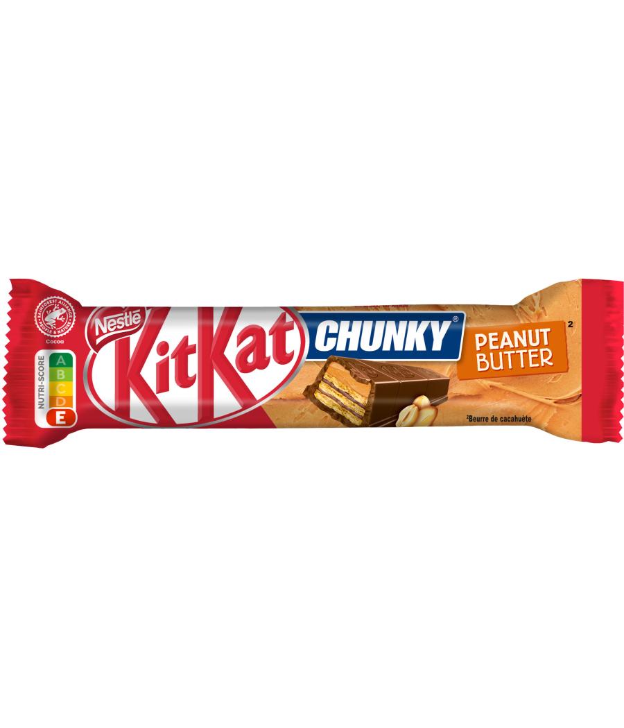 KITKAT CHUNKY PEANUT BUTTER  NESTLE 42G KITKAT CHUNKY PEANUT BUTTER  NESTLE 42G