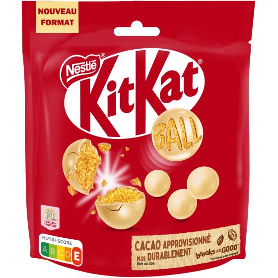 KITKAT BALL AU CHOCOLAT BLANC NESTLE 200G