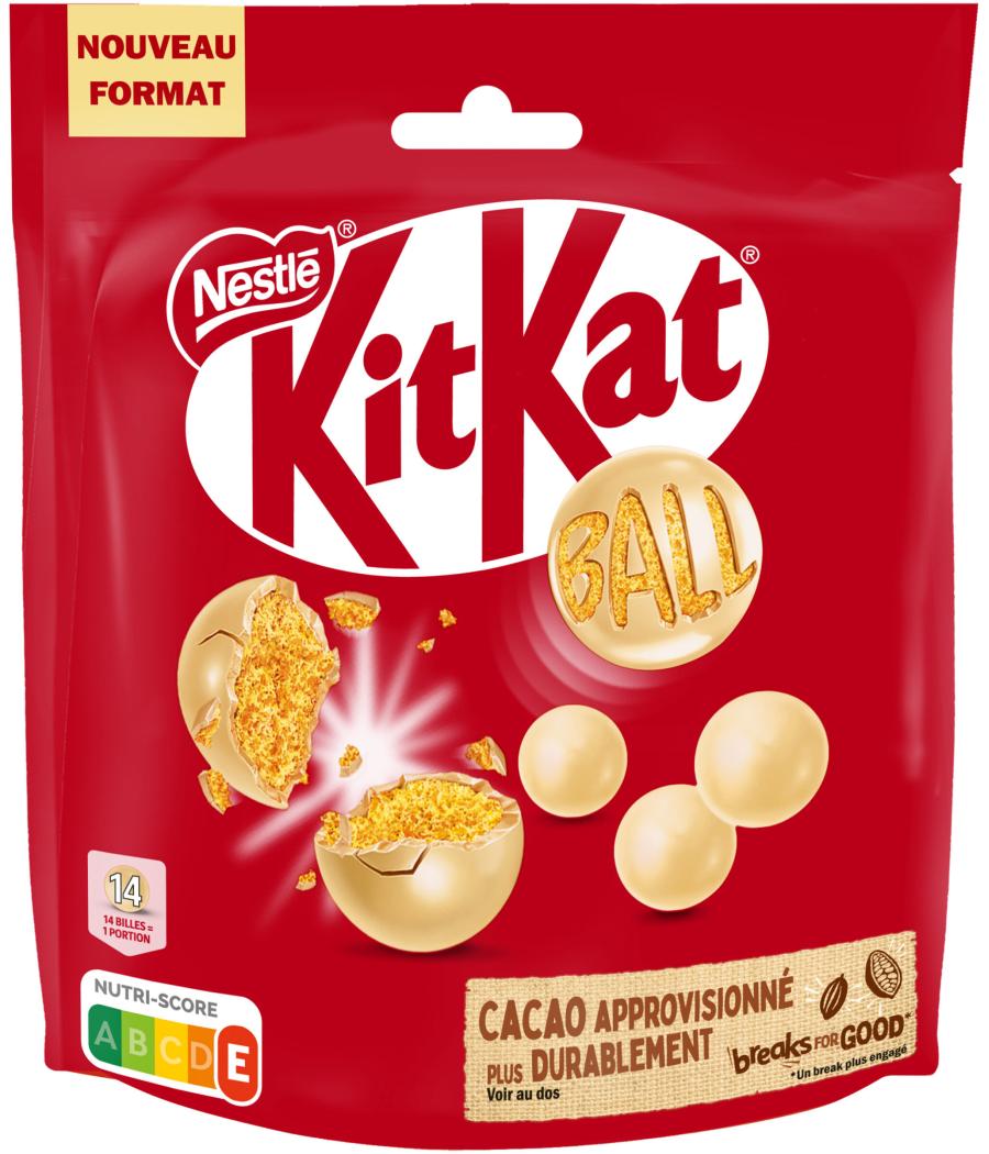 KITKAT BALL AU CHOCOLAT BLANC NESTLE 200G KITKAT BALL AU CHOCOLAT BLANC NESTLE 200G